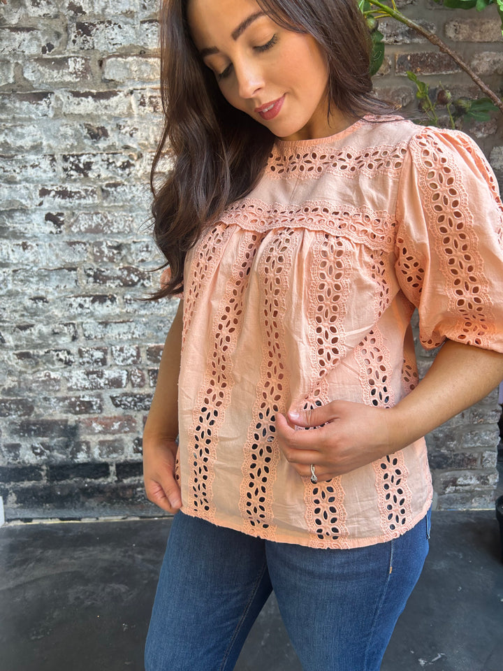 Kaffe KArandy Blouse Peach Nectar