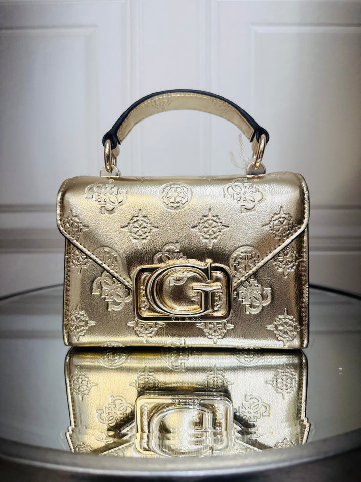 Guess Zalina Mini Gold Handbag