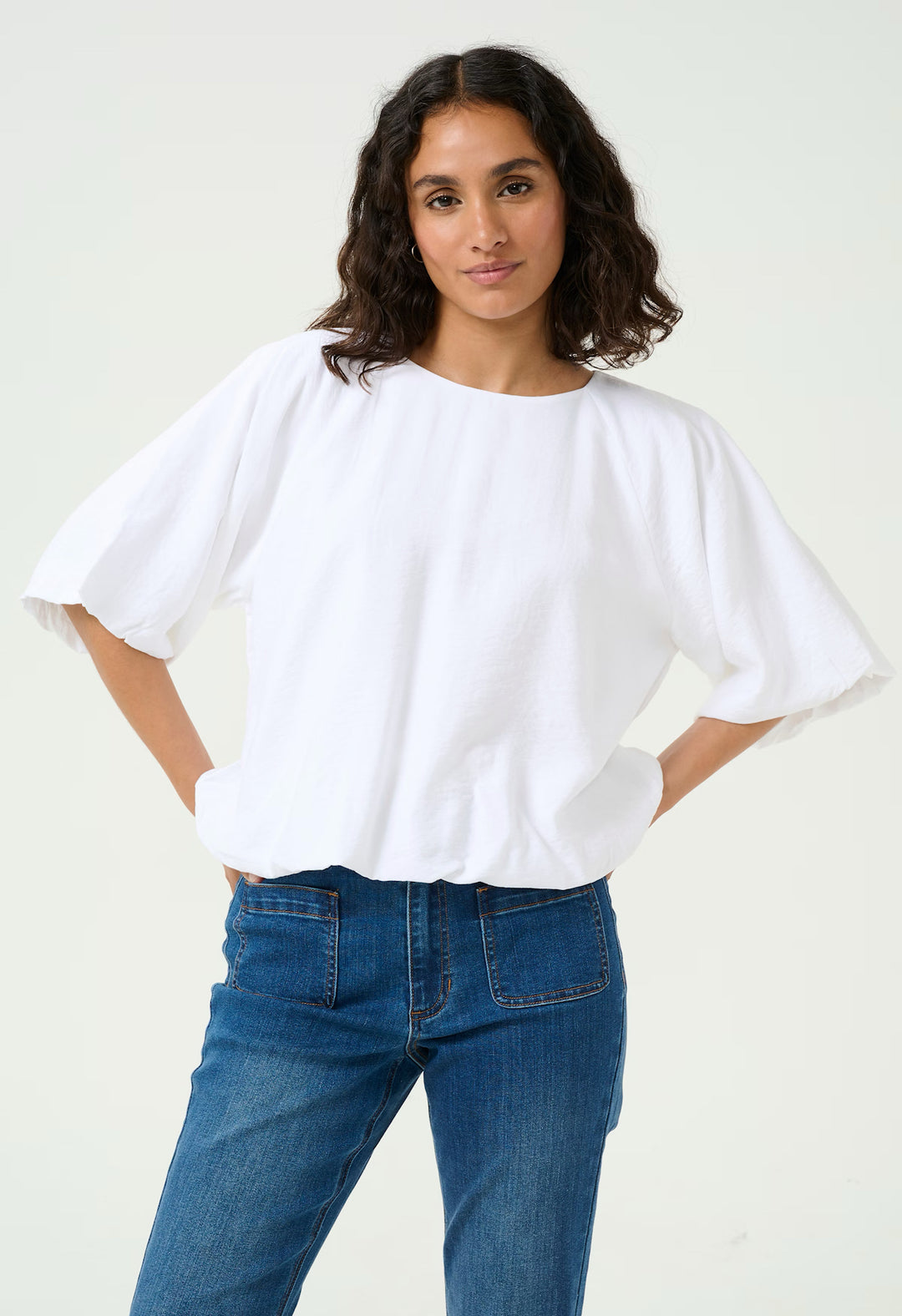 Kaffe KAgabby Blouse Optical White