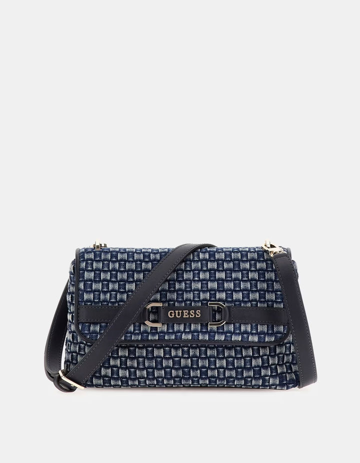 Guess Majka Denim Crossbody Bag