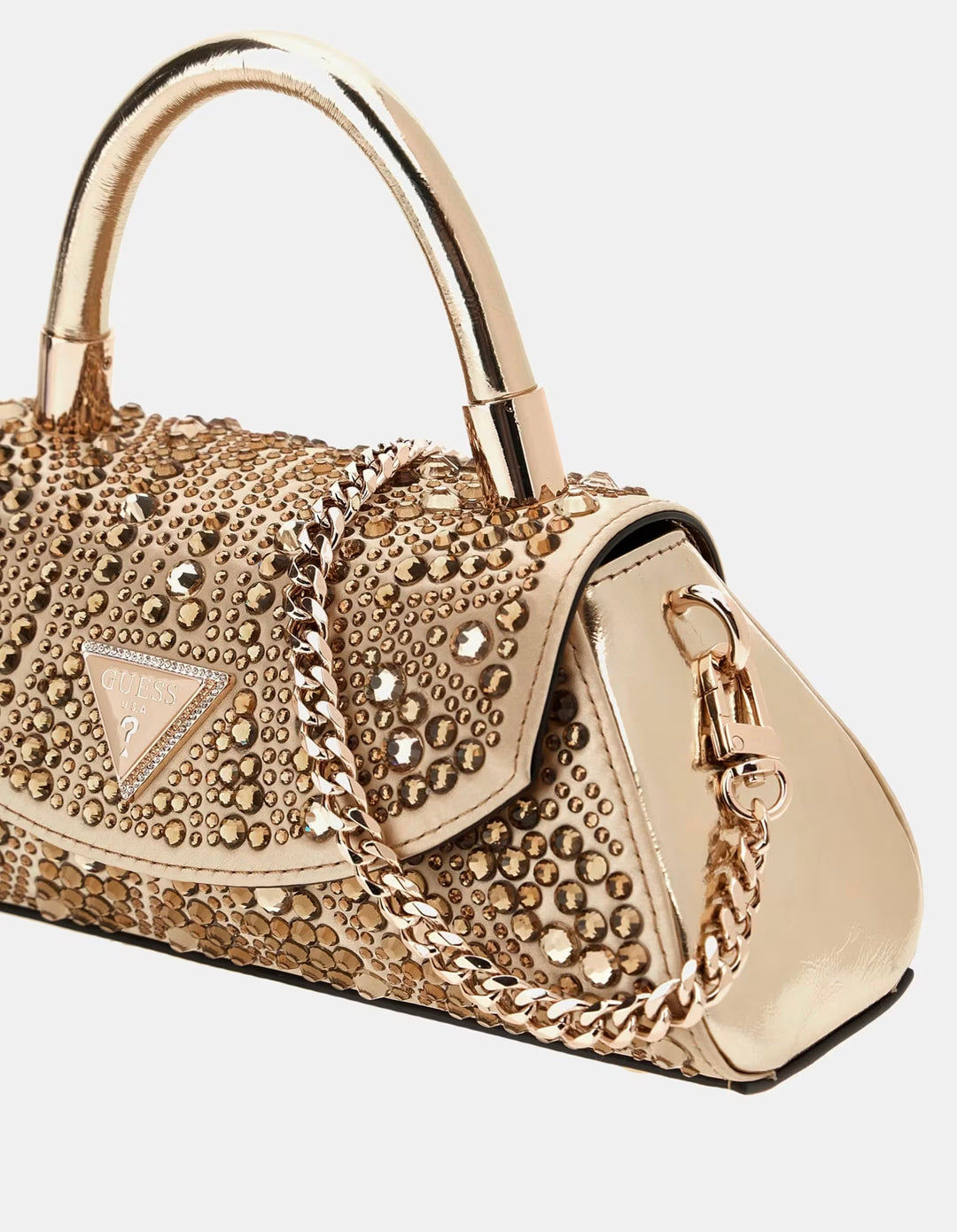 Guess Beauvoir Mini Gold Bag