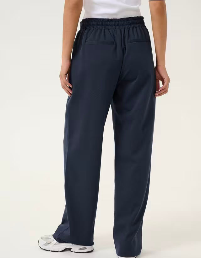 Kaffe KaJenny Midnight Marine Straight Trousers