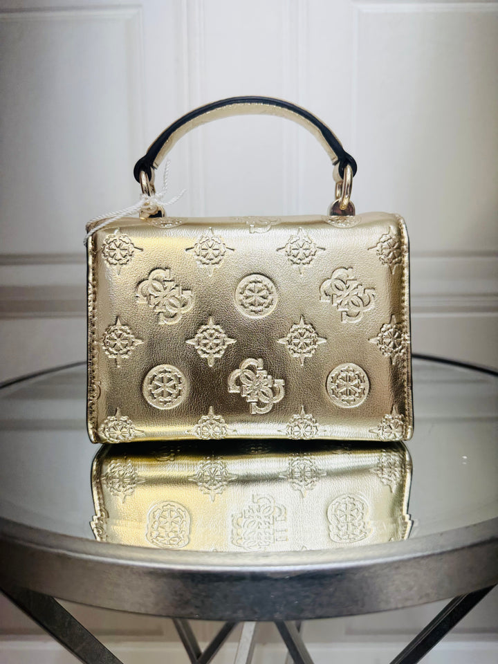 Guess Zalina Mini Gold Handbag