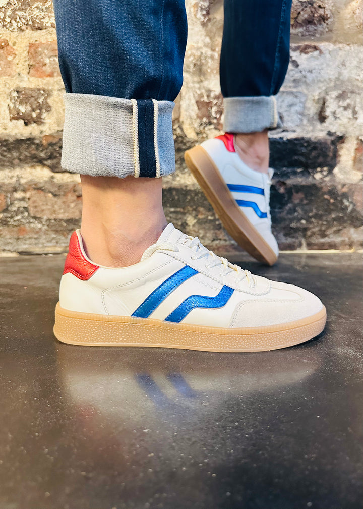 Gant Cuzima Leather White/Red/Blue Sneaker