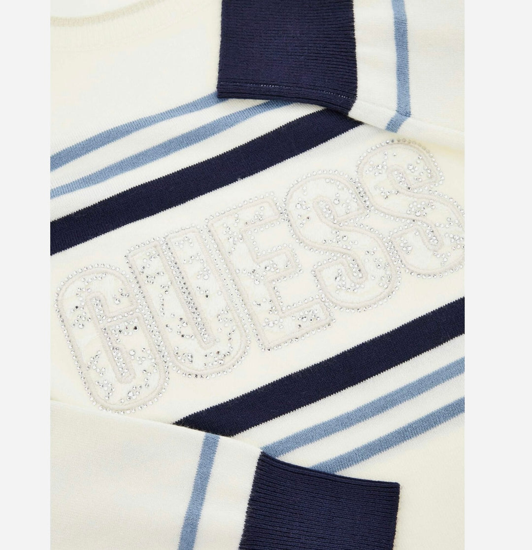 Guess Paris Logo RN Sweater