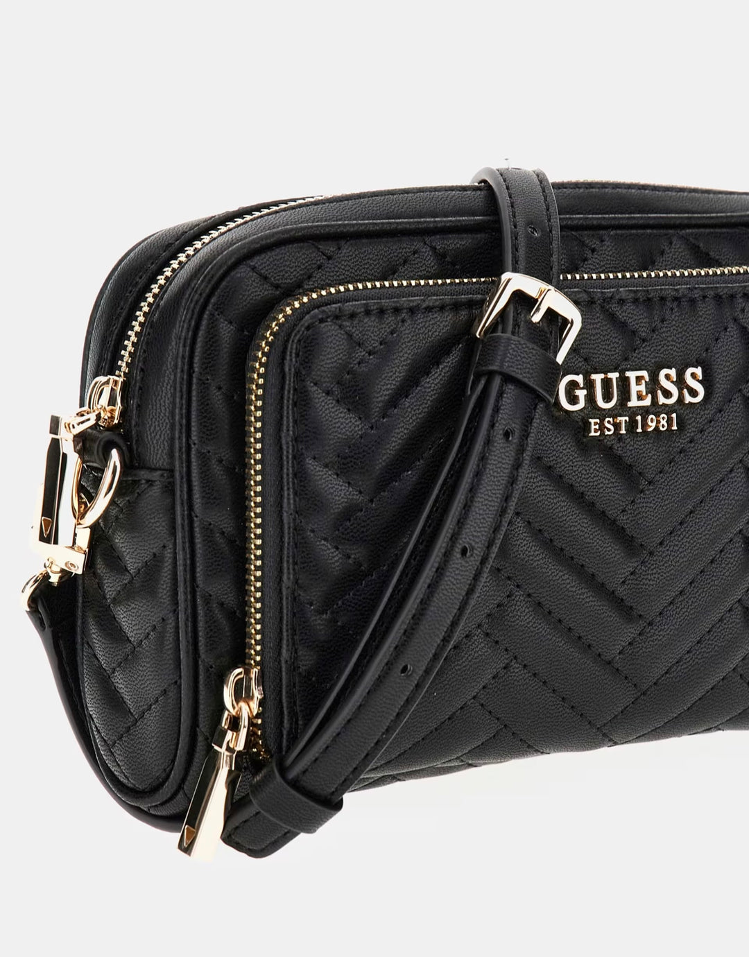 Guess Anning Camera Crossbody Black