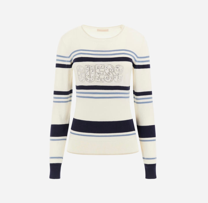 Guess Paris Logo RN Sweater