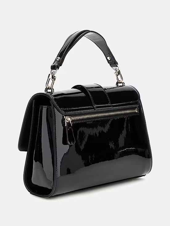 Black patent leather handbags uk sale