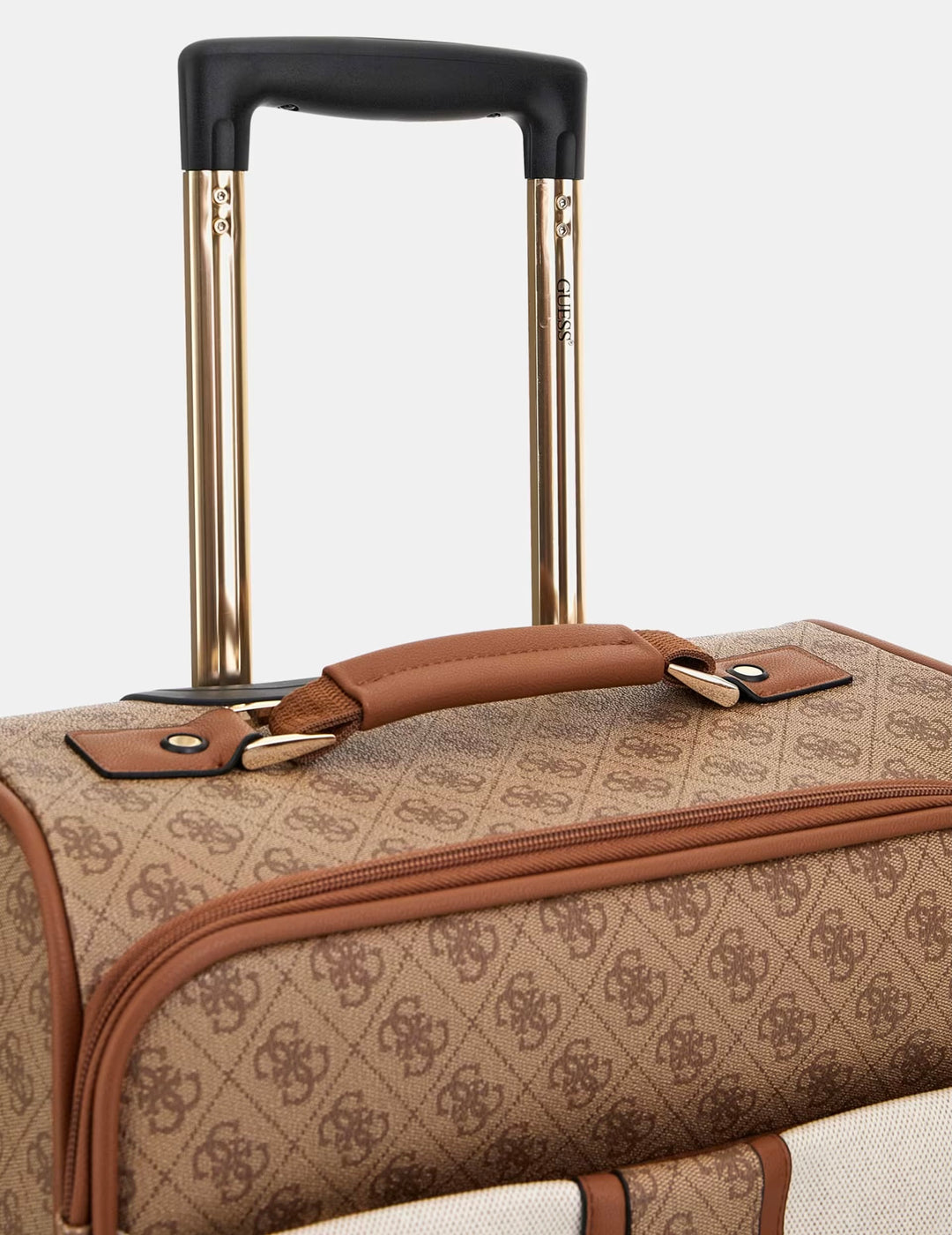 Guess Kerima Latte 4G Logo Suitcase Sitara Morgan Boutique