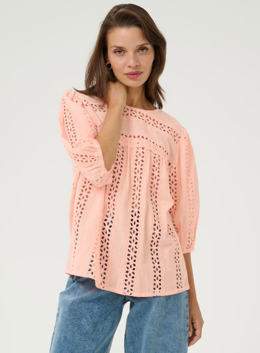 Kaffe KArandy Blouse Peach Nectar