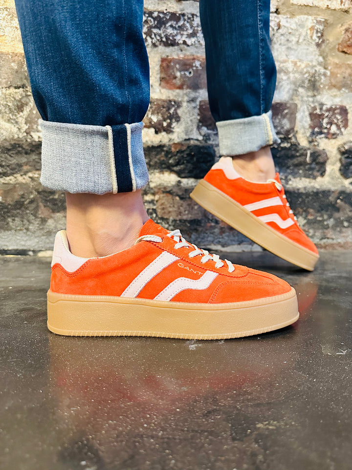 Gant Cuzmani Suede Orange Red/Pink Sneaker