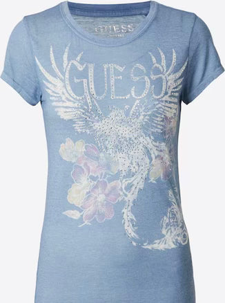 Guess Phoenix Floral Diamond T-Shirt