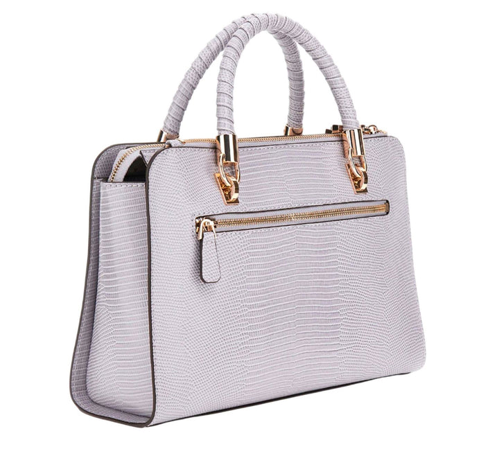 Guess Orlina Society Satchel Bag Light Lavender