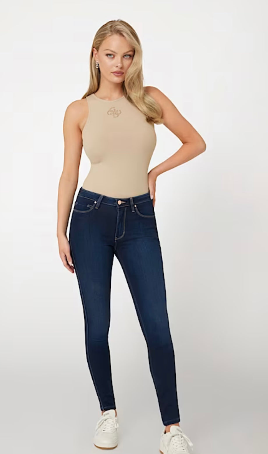 Guess Warm Flex Curvy Fit Skinny Jeans