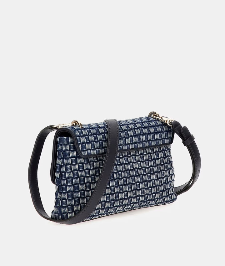 Guess Majka Denim Crossbody Bag