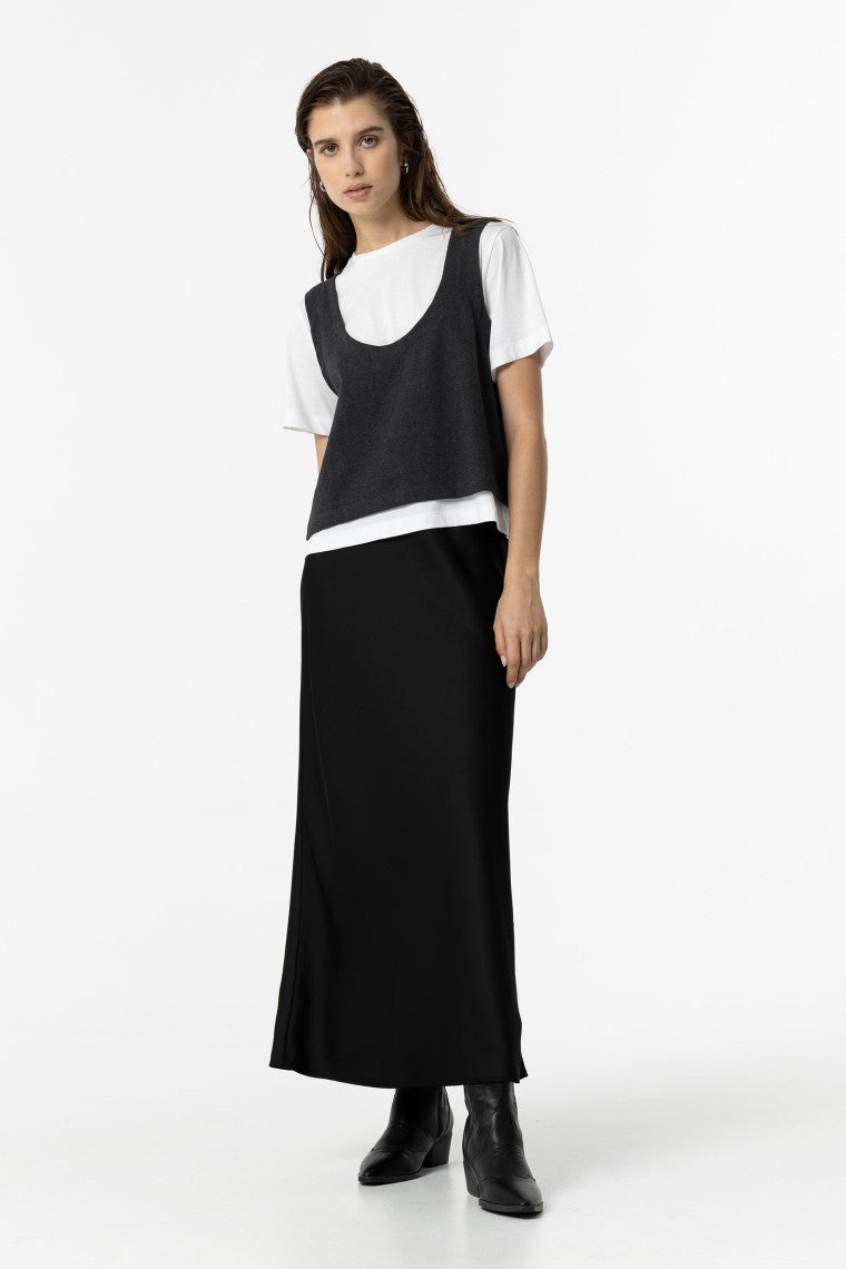 Tiffosi Toronto Balck Slip Skirt