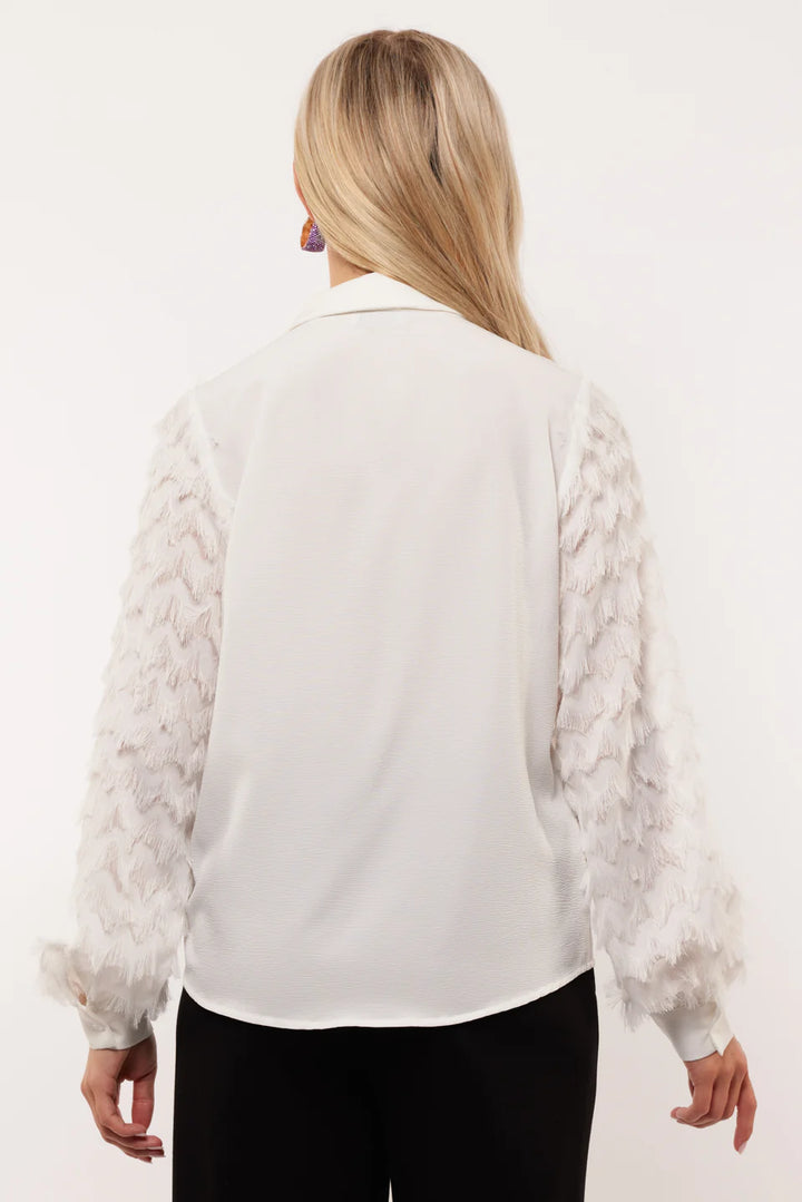 Fluresk Joly Off White Blouse