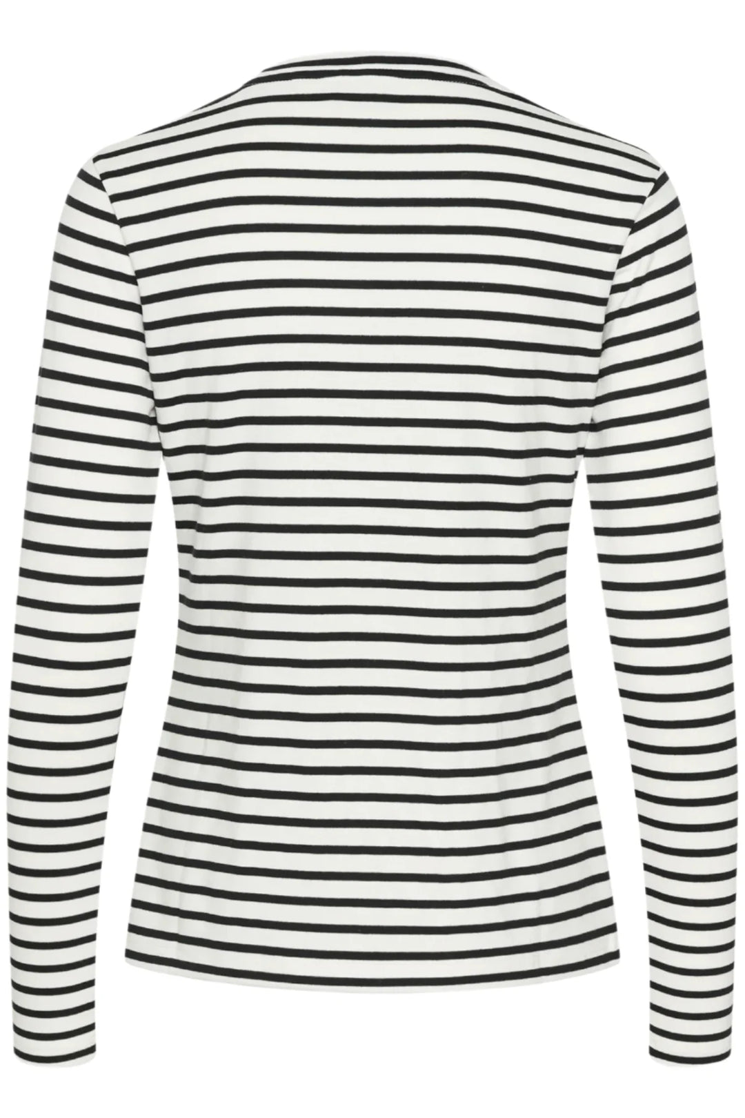 Kaffe Liddy Chalk/Black Stripe Windsurfer Heart Top