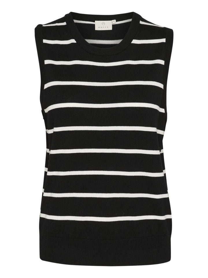 Kaffe KAlizza Black/Chalk Stripe Striped Slipover