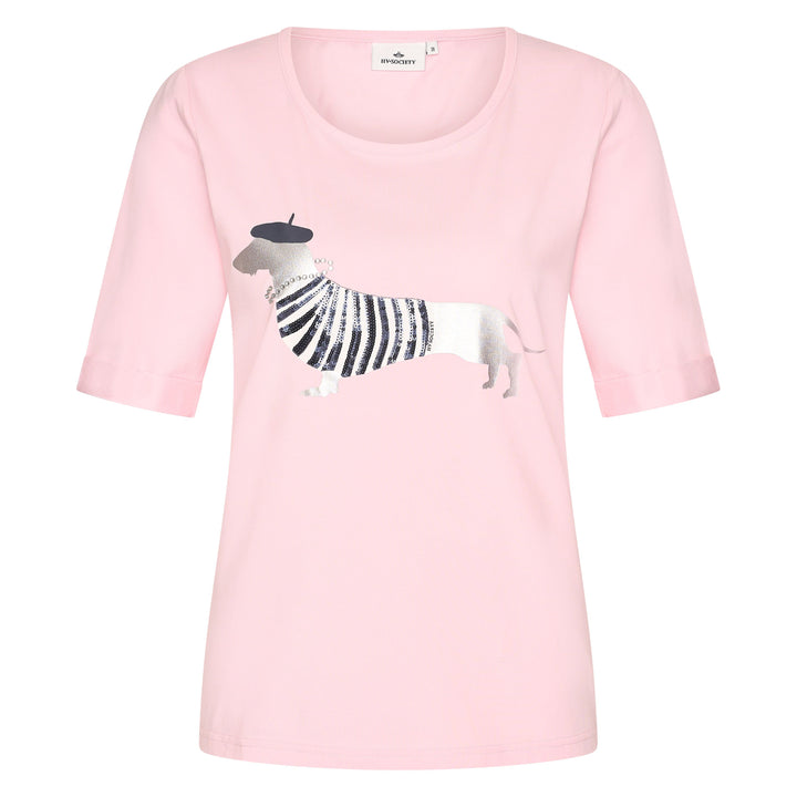 HV Society HVS Yara Light Pink Dog Tee