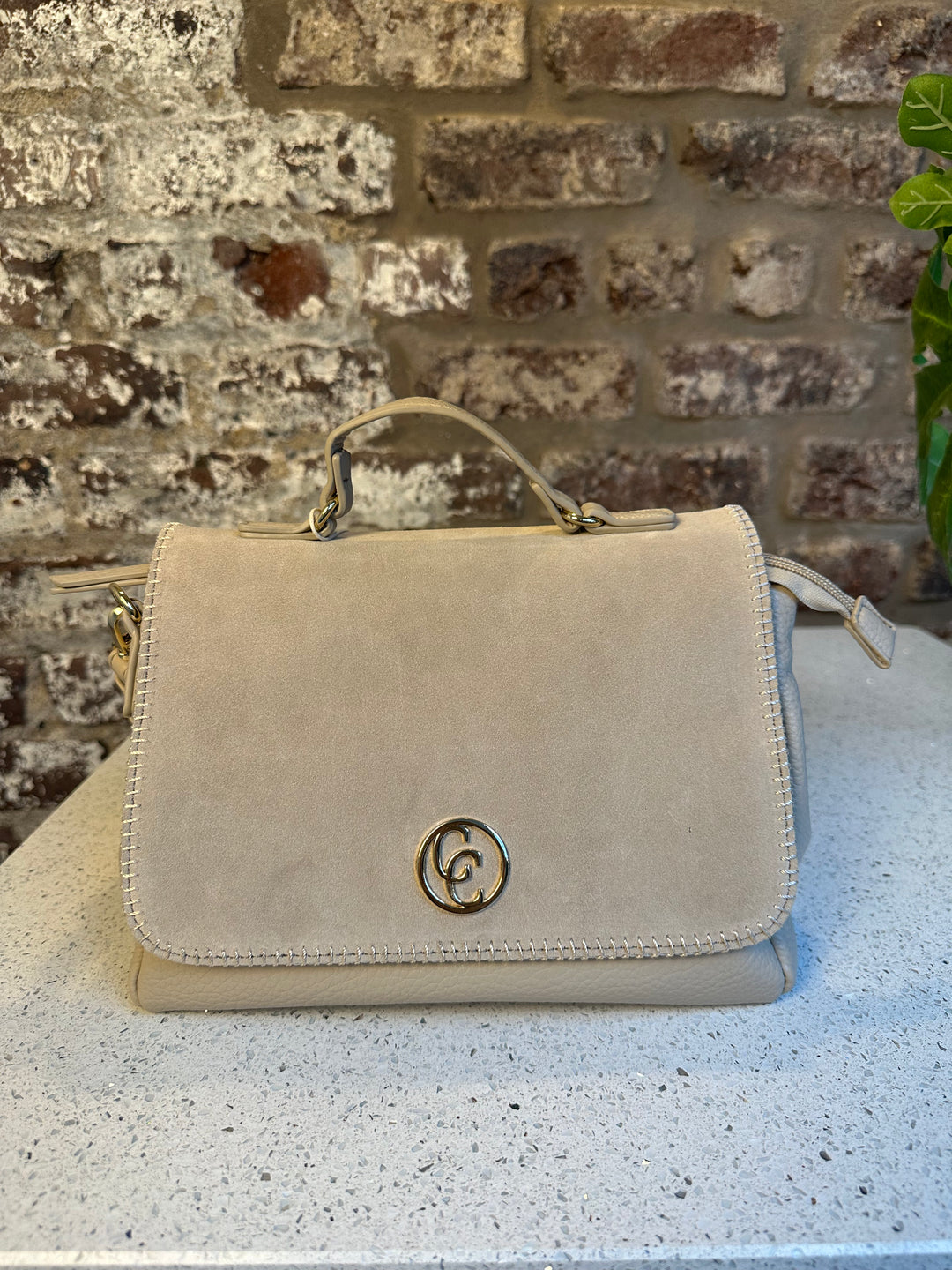 Carmela 186143 Beige Satchel