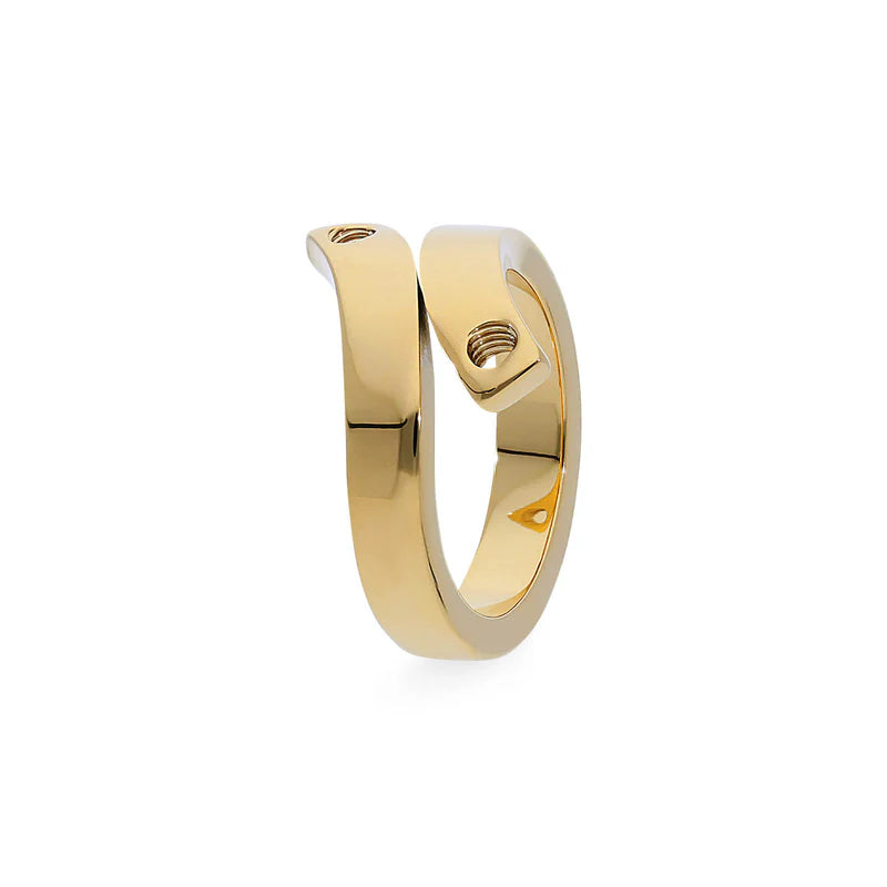 Qudo Velina Interchangeable Ring Gold