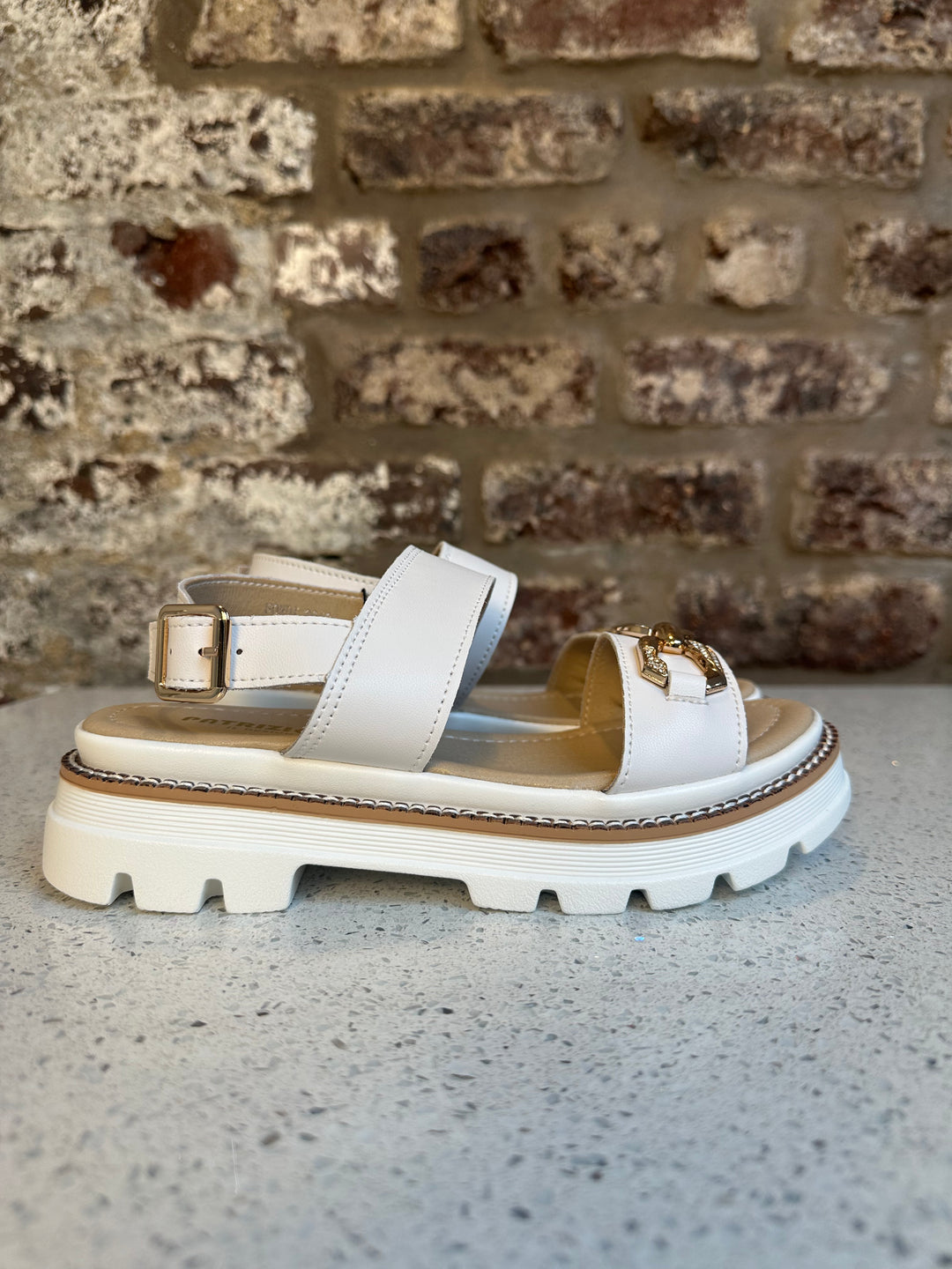 Patrizio Como Fondi Sandal White