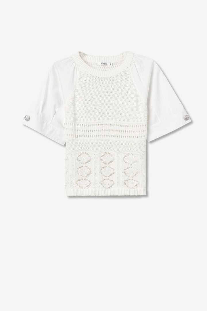 Tiffosi Panope Knitted Tee Top