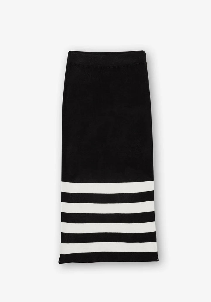 Tiffosi Claudie Navy/White Stripe Skirt