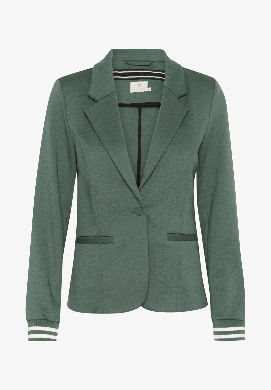 Kaffe Kinnie Garden Topiary/Chalk Stripe Blazer