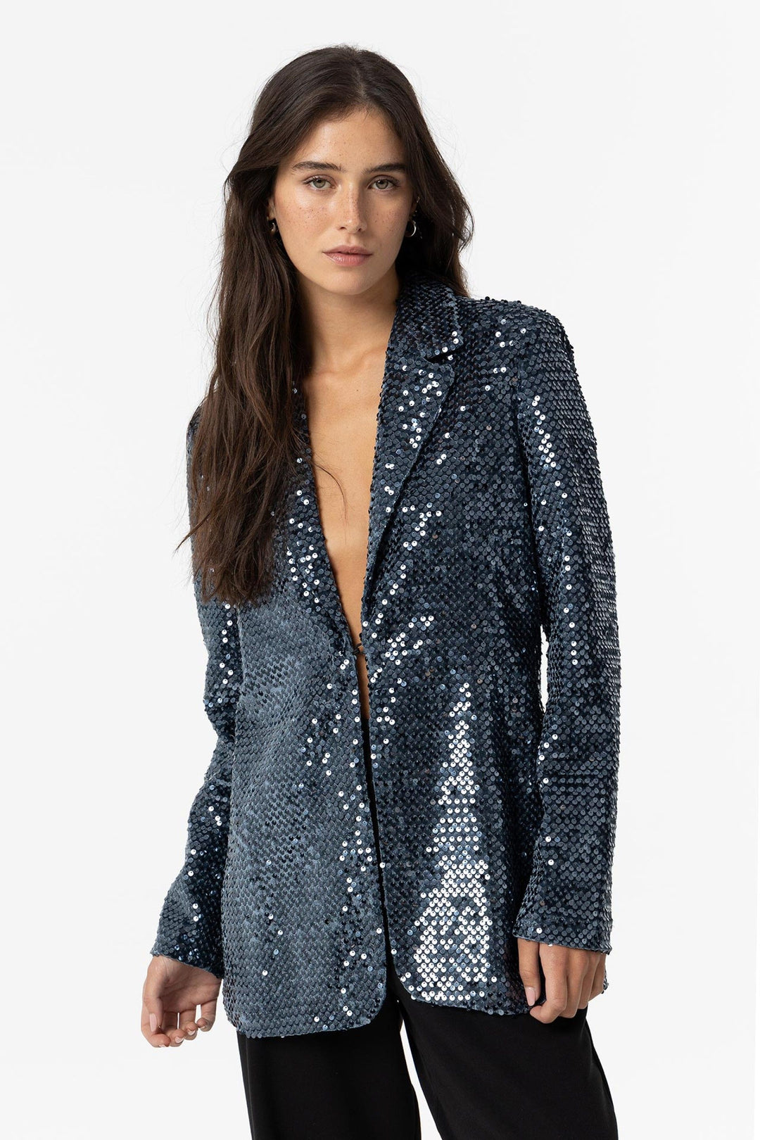 Tiffosi Jola Navy Sequin Jacket