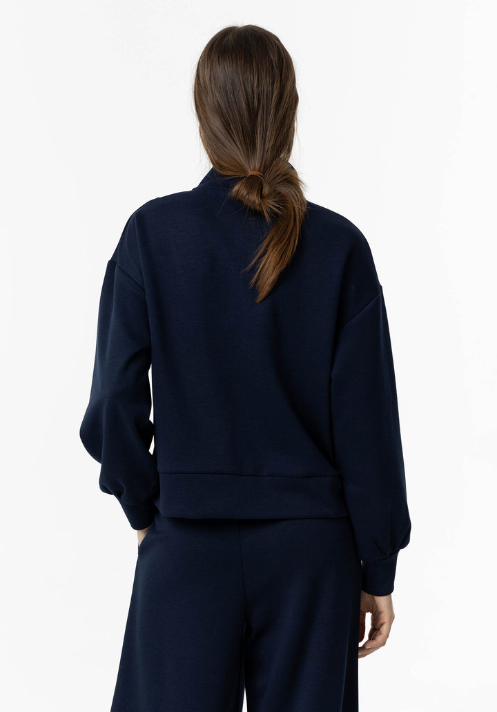 Tiffosi Noa 1/4 Zip Sweater Navy