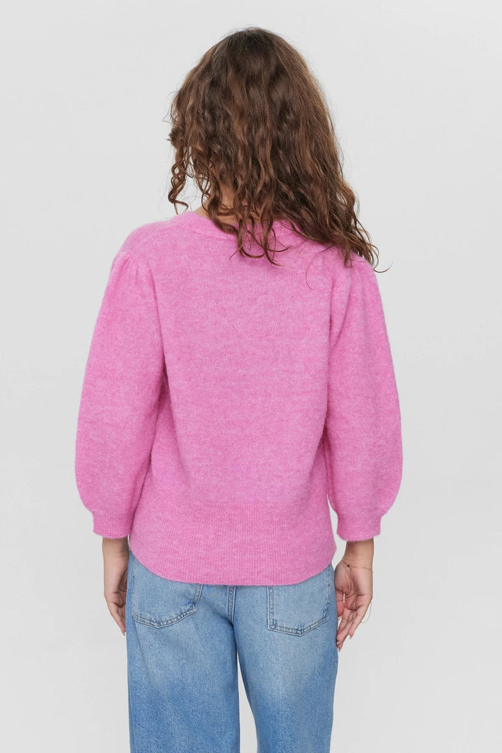 Numph Nurietta Pullover Fushia pink