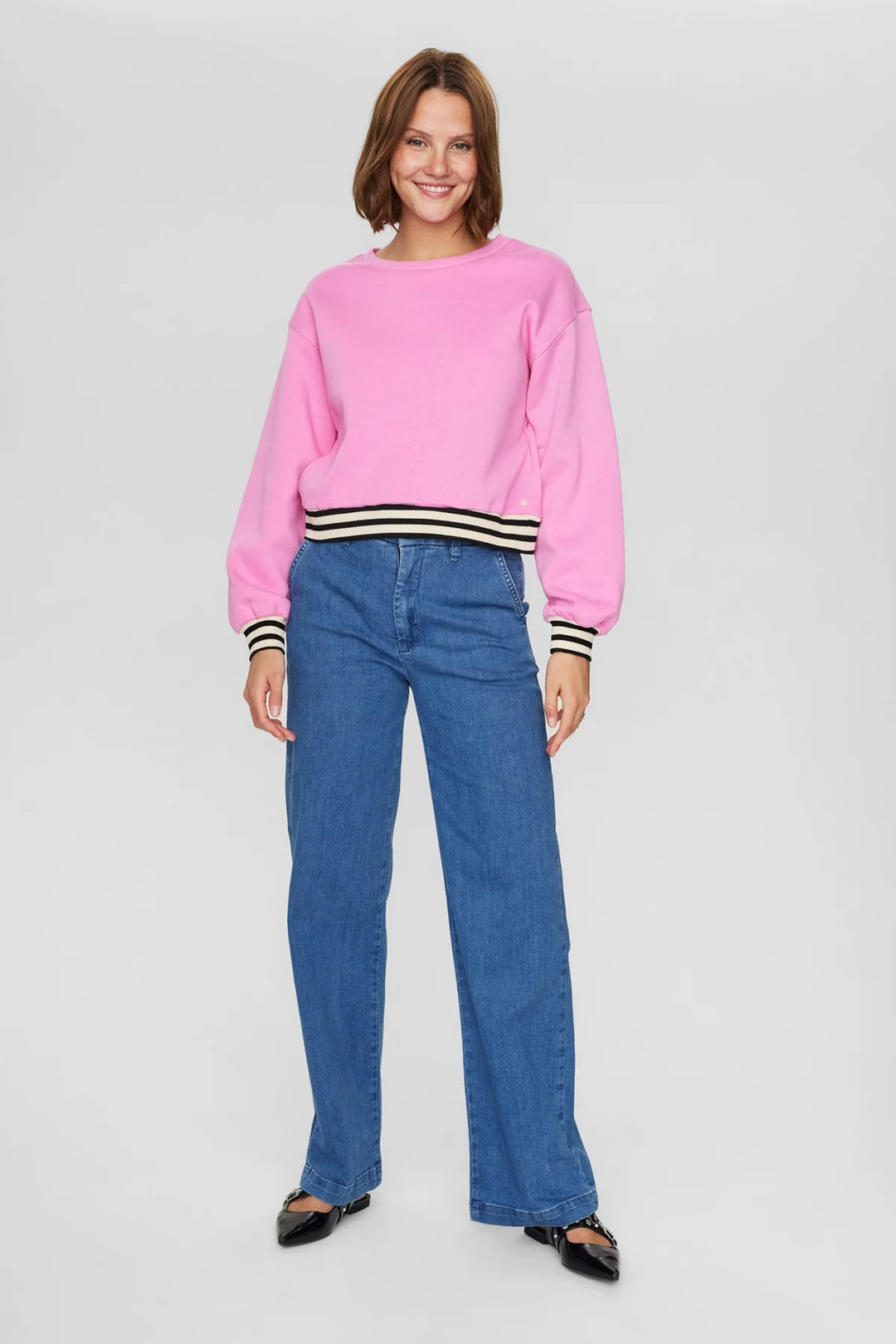 Numph Nuada Sweater Fushia pink