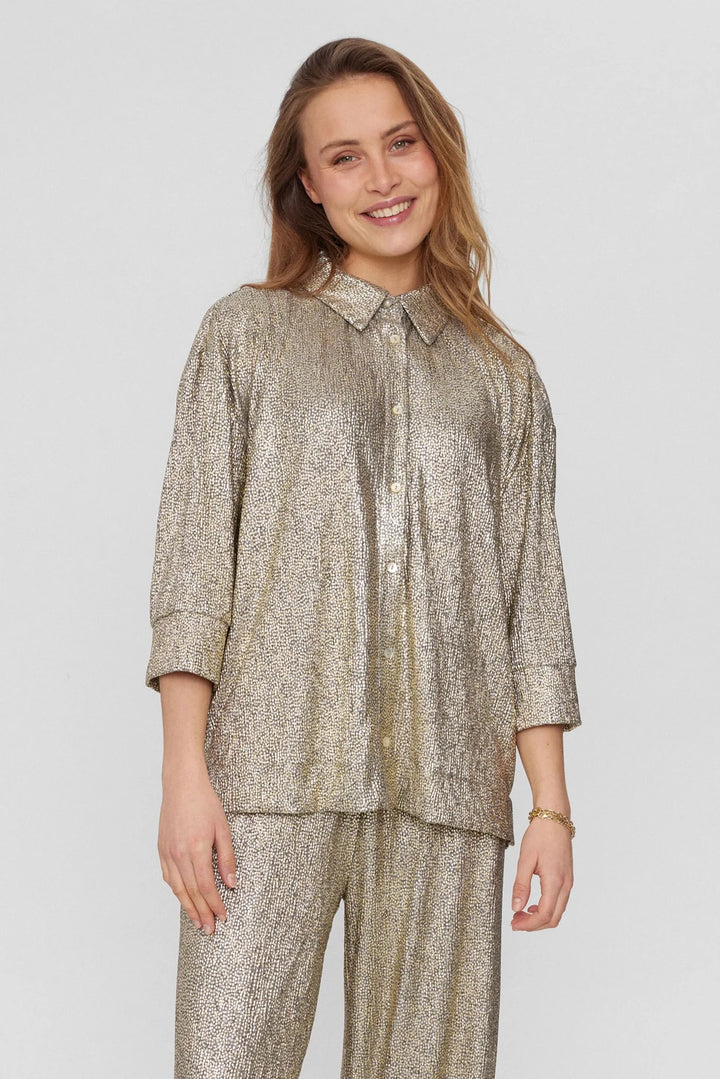 Numph Nuidun Shirt Silver