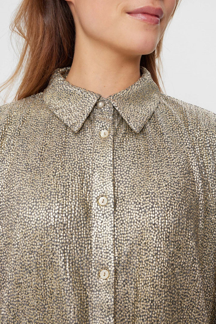 Numph Nuidun Shirt Silver