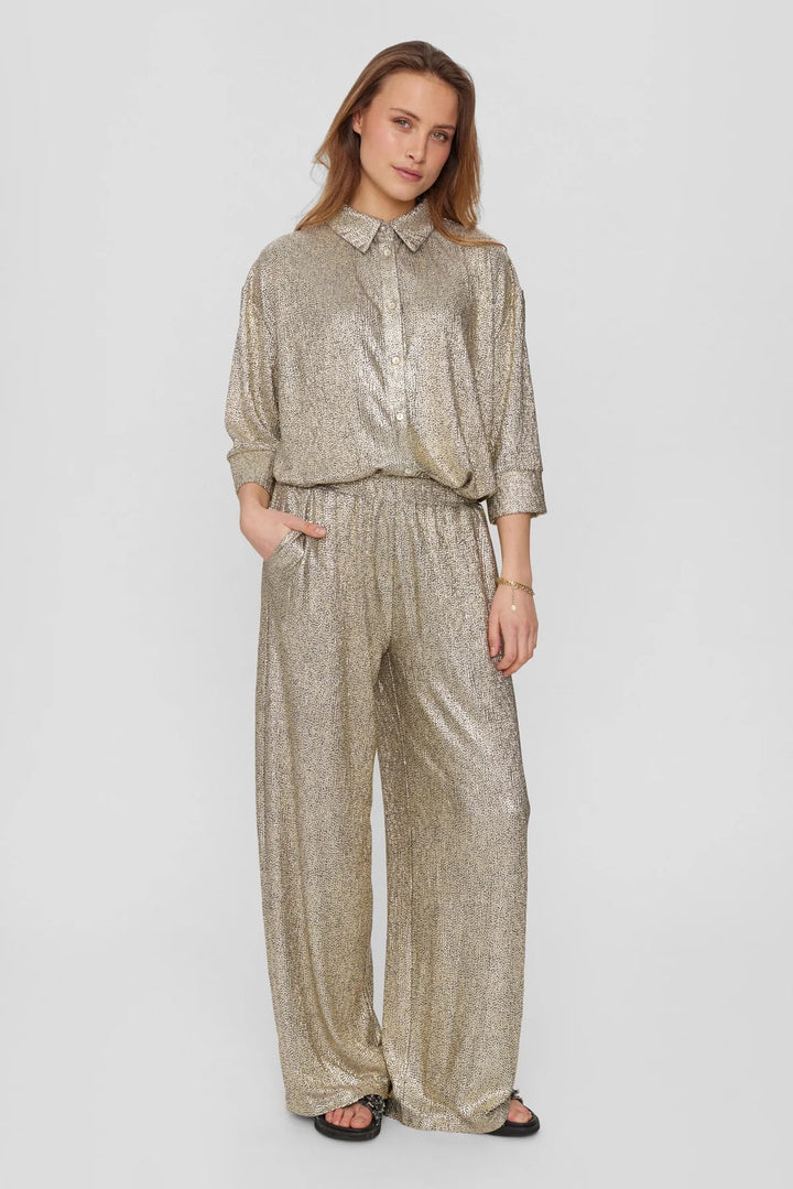 Numph Nuidun Pant Silver