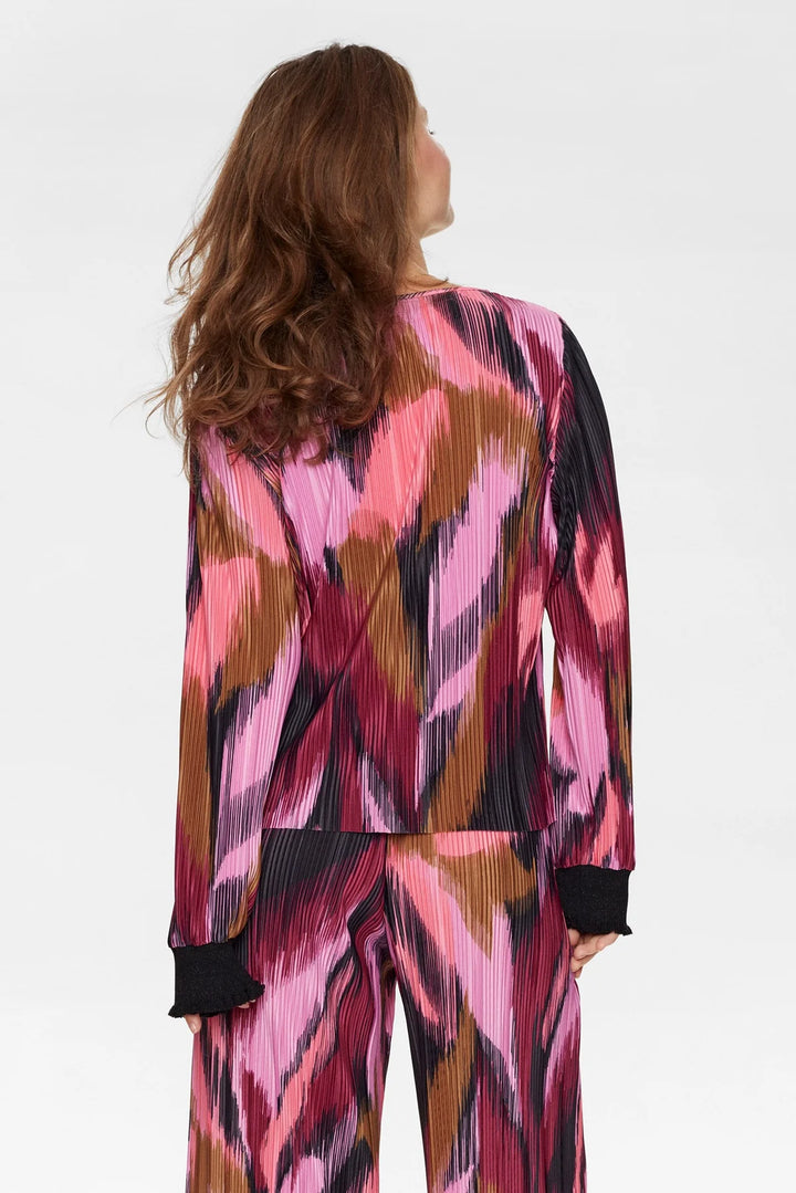 Numph Nuleavy Blouse Beet Red