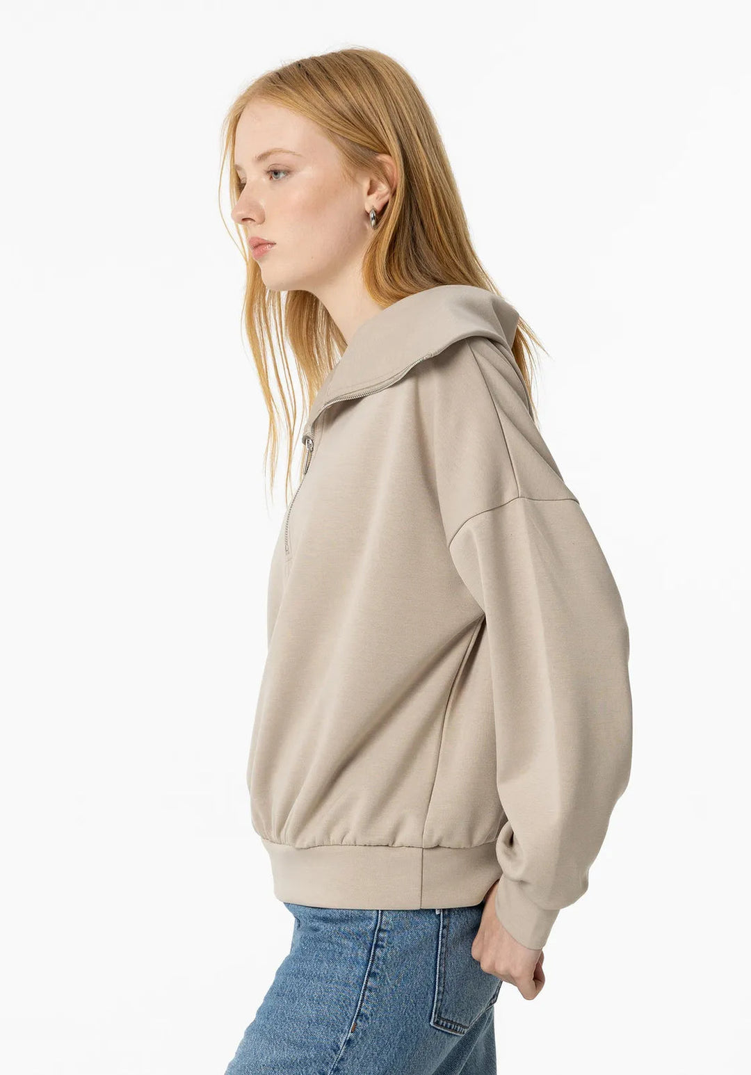 Tiffosi Miu 1/4 Zip Mushroom