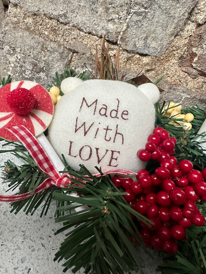 Christmas GingerBread Candle Arrangement