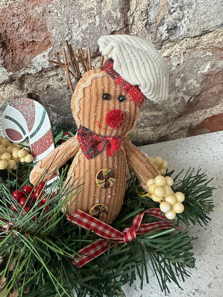 Christmas GingerBread Candle Arrangement