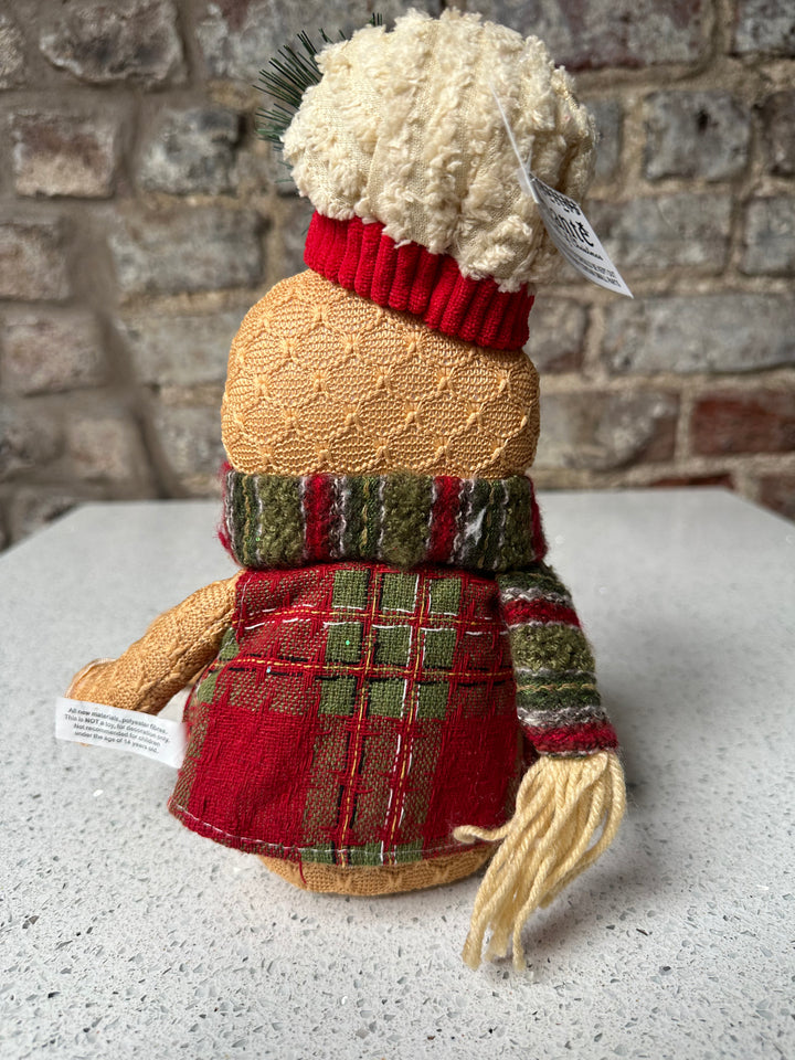 Christmas Gingerbread Dangle Leg Sitter Cream