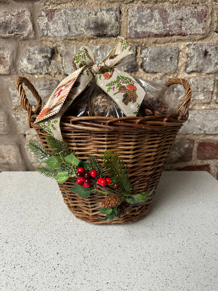 Christmas Scented Fire Side Basket