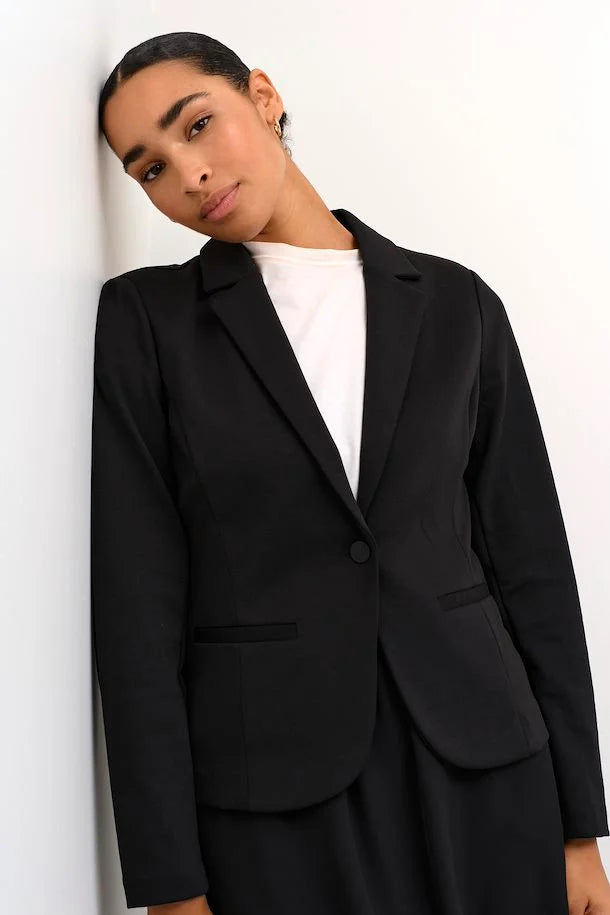 Kaffe Kajenny Deep Black Dress Blazer