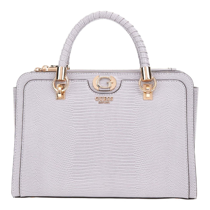 Guess Orlina Society Satchel Bag Light Lavender