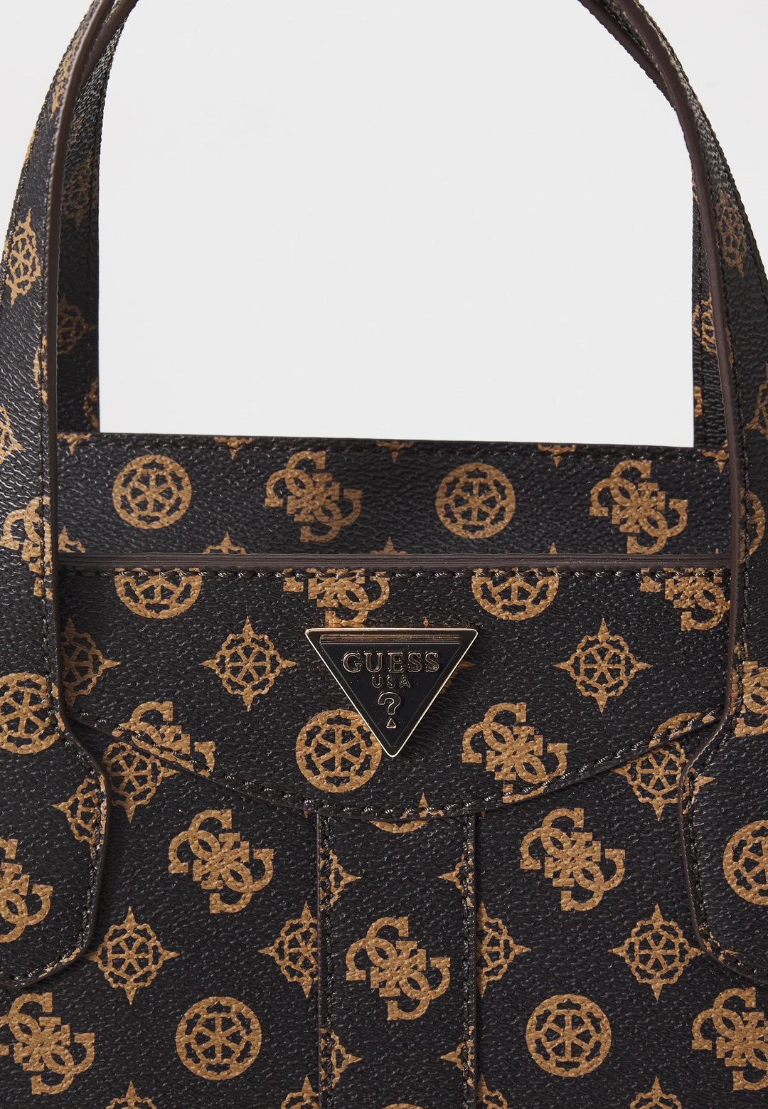 Guess Silvana Mocha Logo Tote Bag