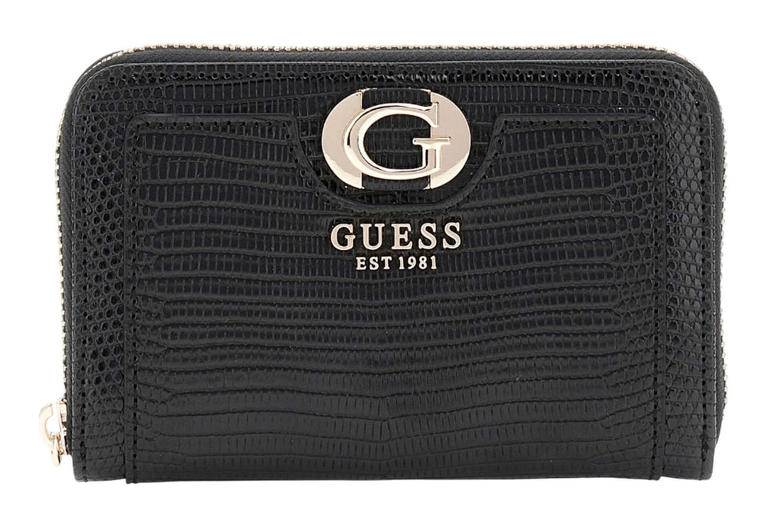 Guess Orlina Black Medium Zip Around