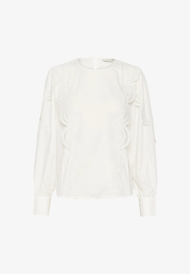 Kaffe Kachristine Optical White Blouse