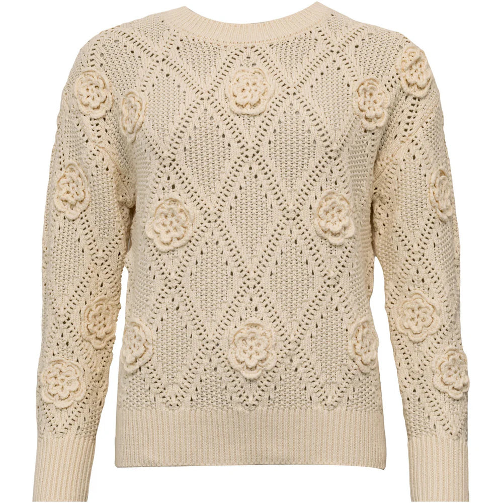 Costa Mani Arles Knit Pullover Beige