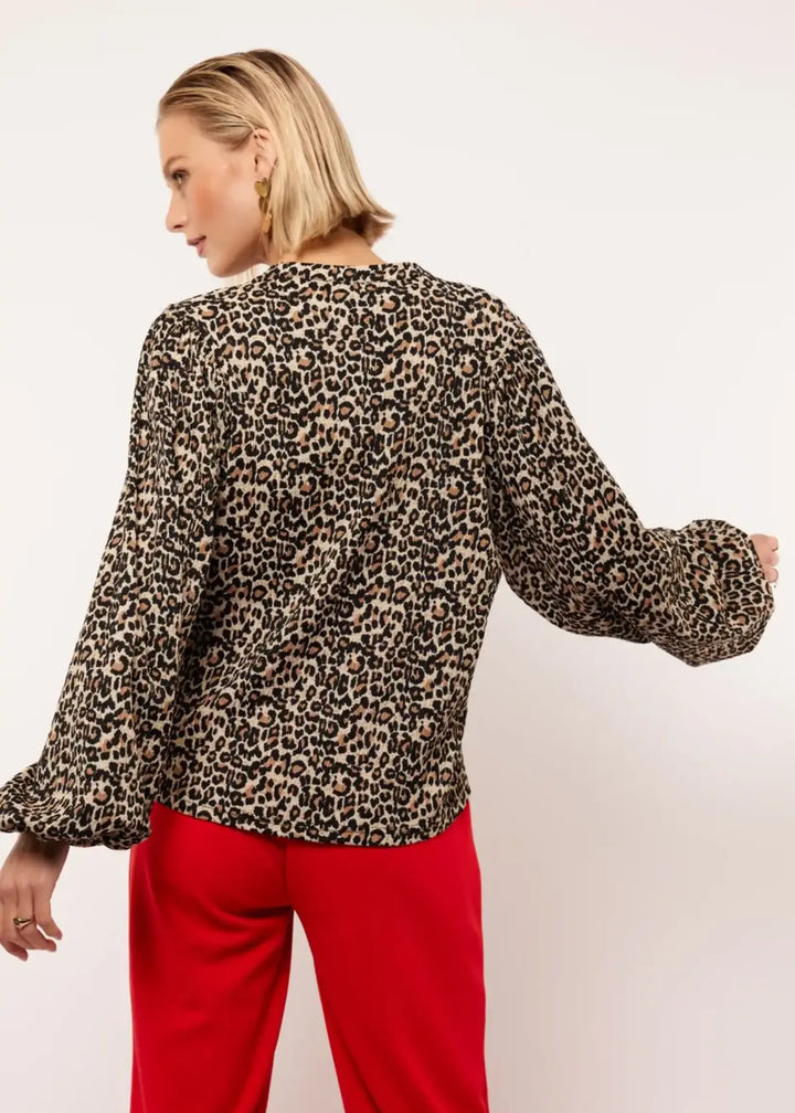 Fluresk Avalon Blouse Leopard